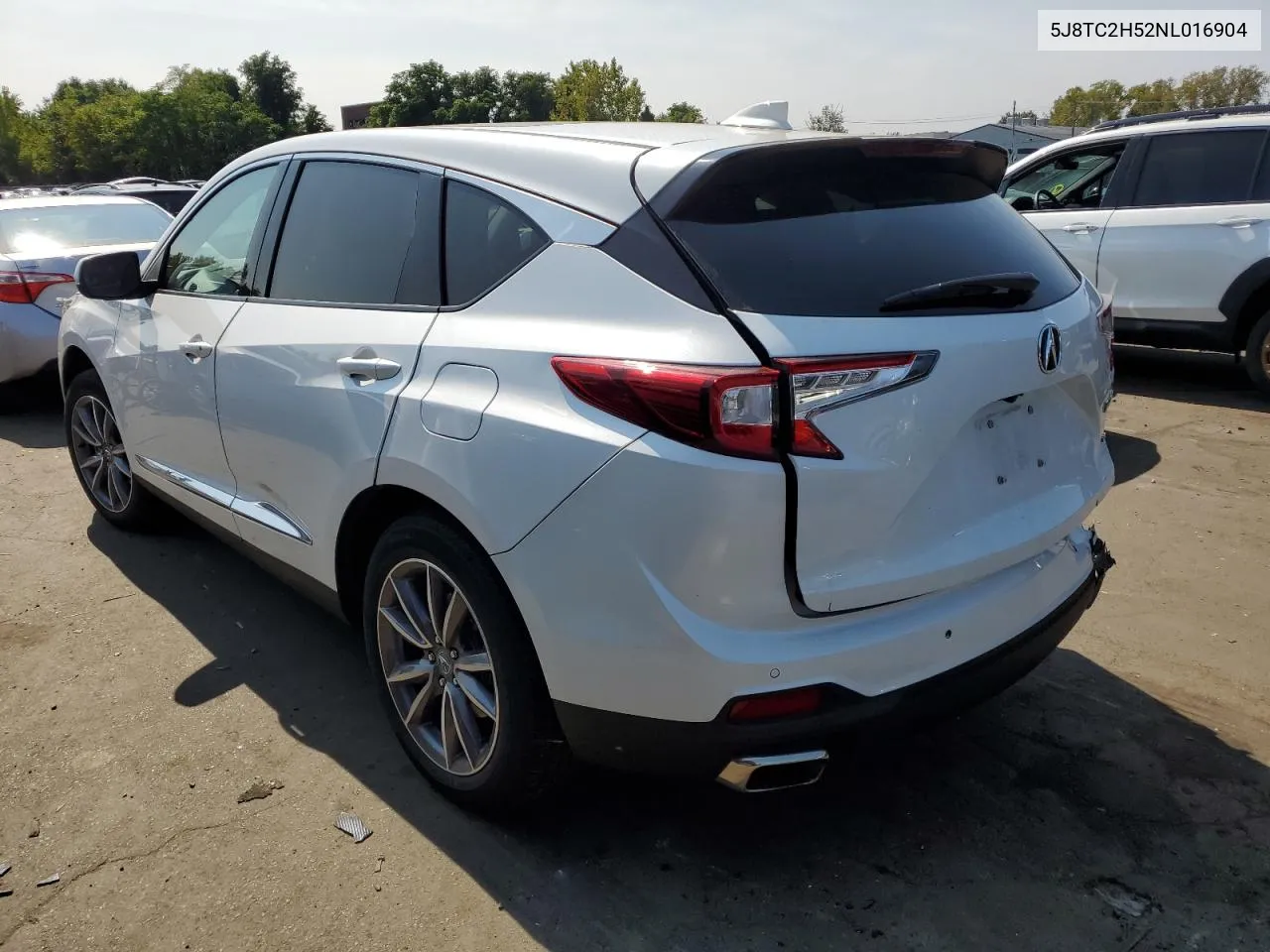 2022 Acura Rdx Technology VIN: 5J8TC2H52NL016904 Lot: 71400284