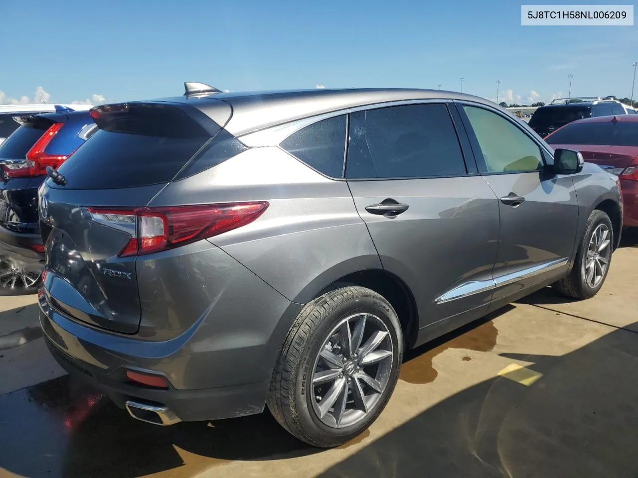 2022 Acura Rdx Technology VIN: 5J8TC1H58NL006209 Lot: 73665934