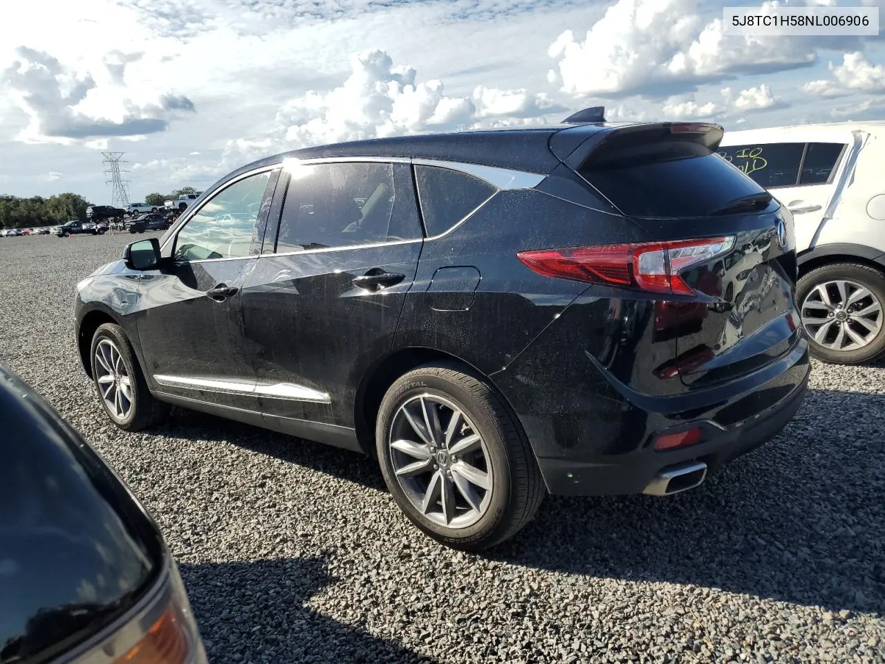 2022 Acura Rdx Technology VIN: 5J8TC1H58NL006906 Lot: 74547164