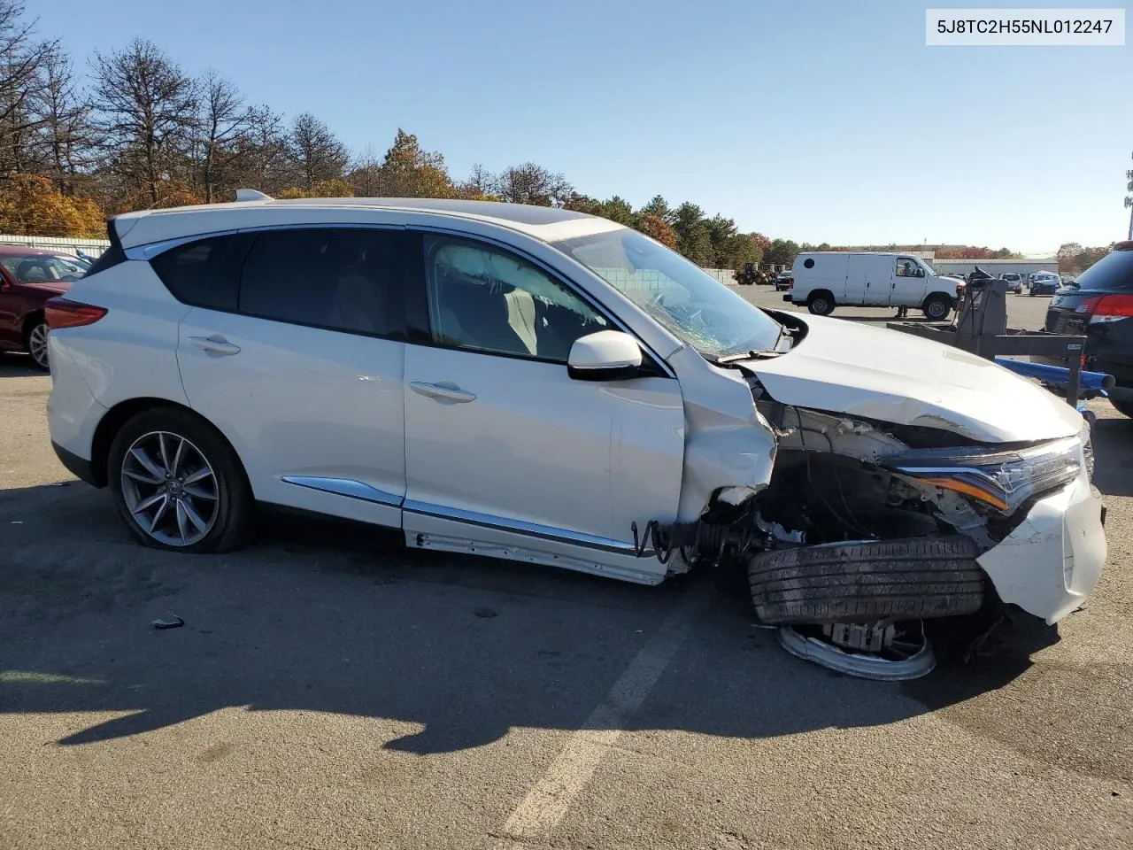 2022 Acura Rdx Technology VIN: 5J8TC2H55NL012247 Lot: 76534714