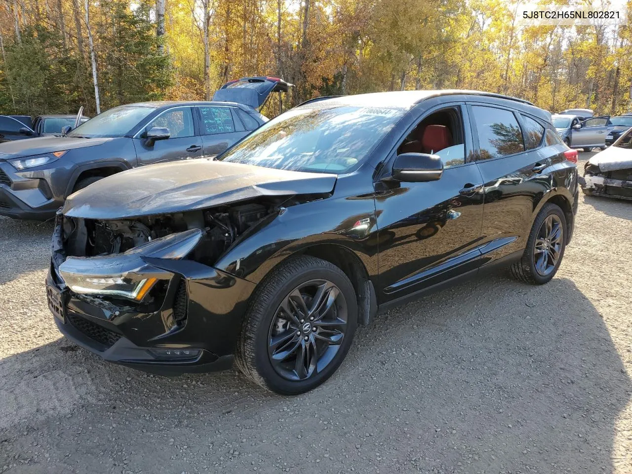 2022 Acura Rdx A-Spec VIN: 5J8TC2H65NL802821 Lot: 77008644