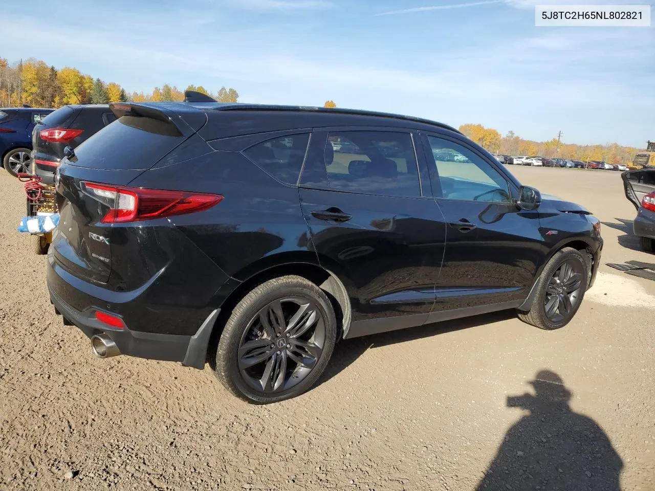 2022 Acura Rdx A-Spec VIN: 5J8TC2H65NL802821 Lot: 77008644