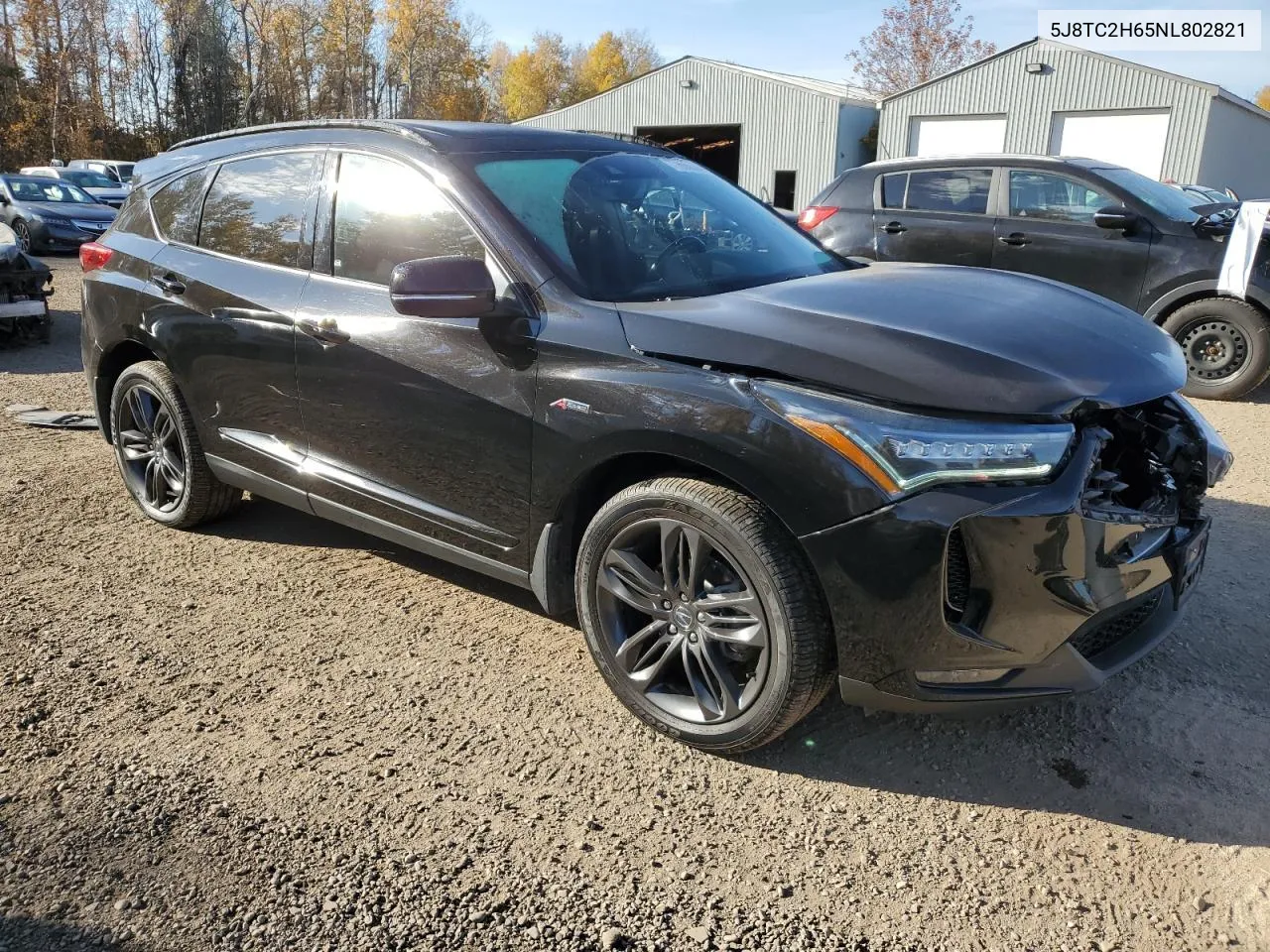 2022 Acura Rdx A-Spec VIN: 5J8TC2H65NL802821 Lot: 77008644