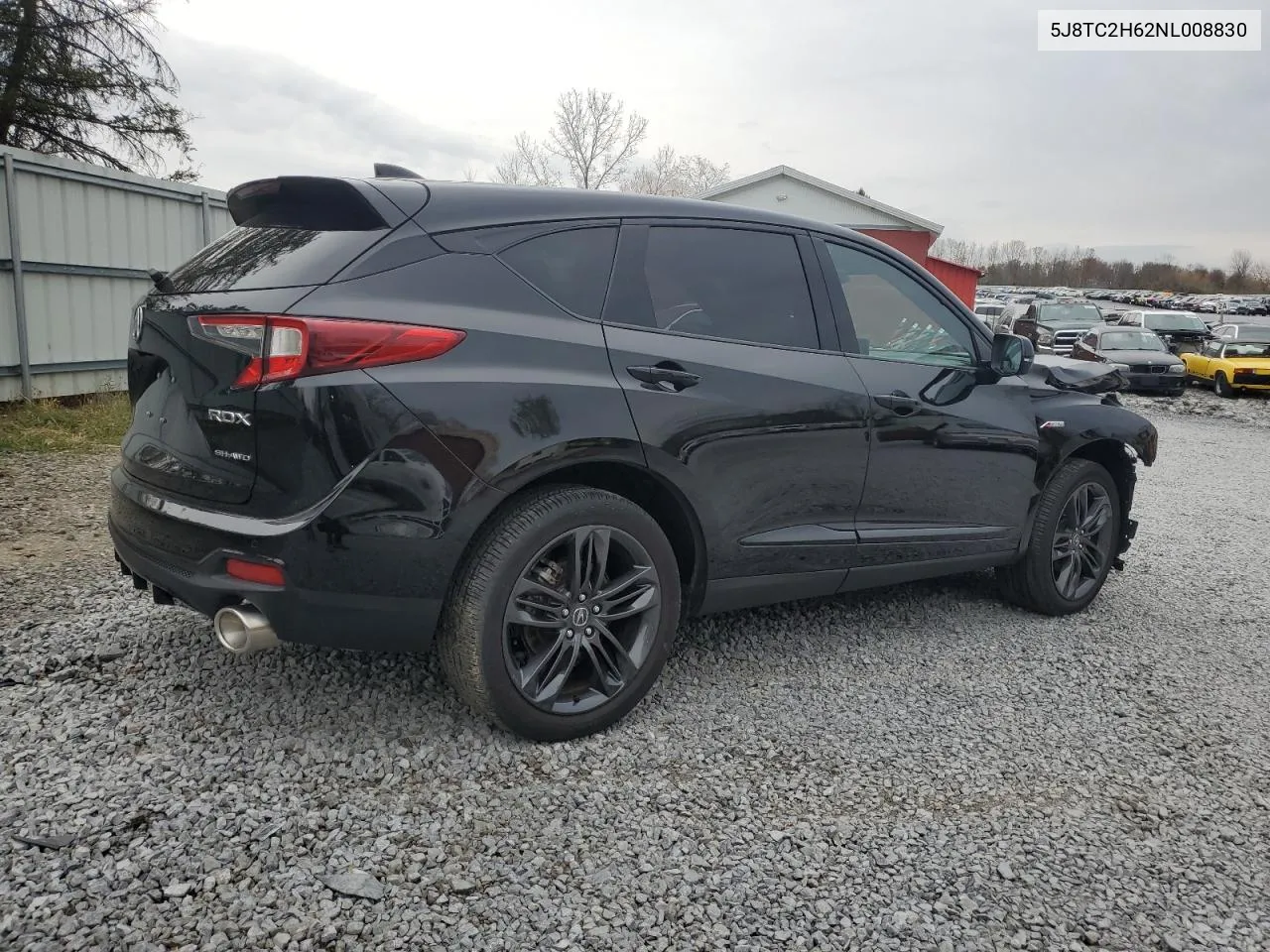 2022 Acura Rdx A-Spec VIN: 5J8TC2H62NL008830 Lot: 77151874