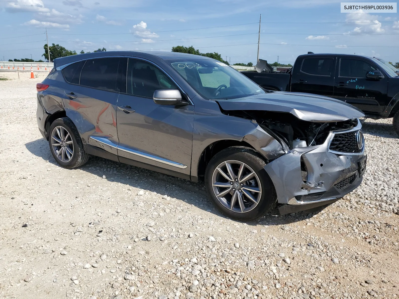 2023 Acura Rdx Technology VIN: 5J8TC1H59PL003936 Lot: 63857224