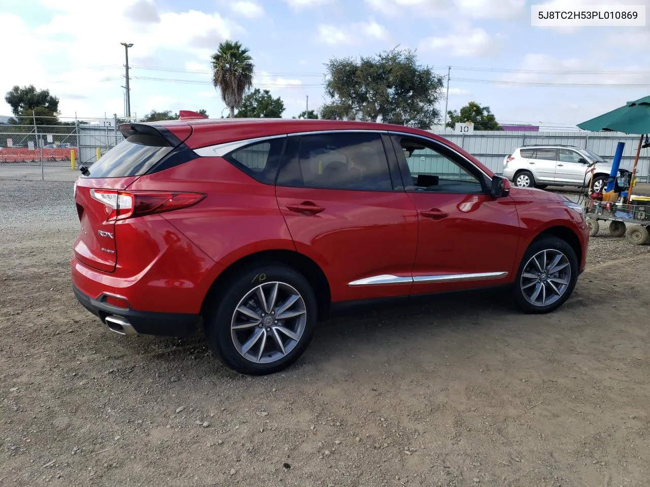 2023 Acura Rdx Technology VIN: 5J8TC2H53PL010869 Lot: 72406874