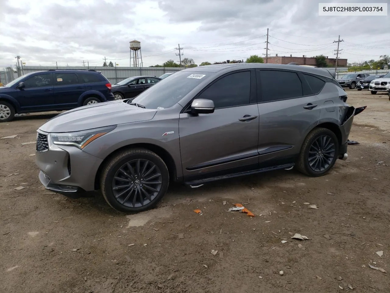 2023 Acura Rdx A-Spec Advance VIN: 5J8TC2H83PL003754 Lot: 72436684