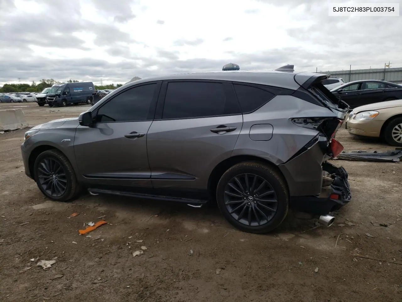 2023 Acura Rdx A-Spec Advance VIN: 5J8TC2H83PL003754 Lot: 72436684