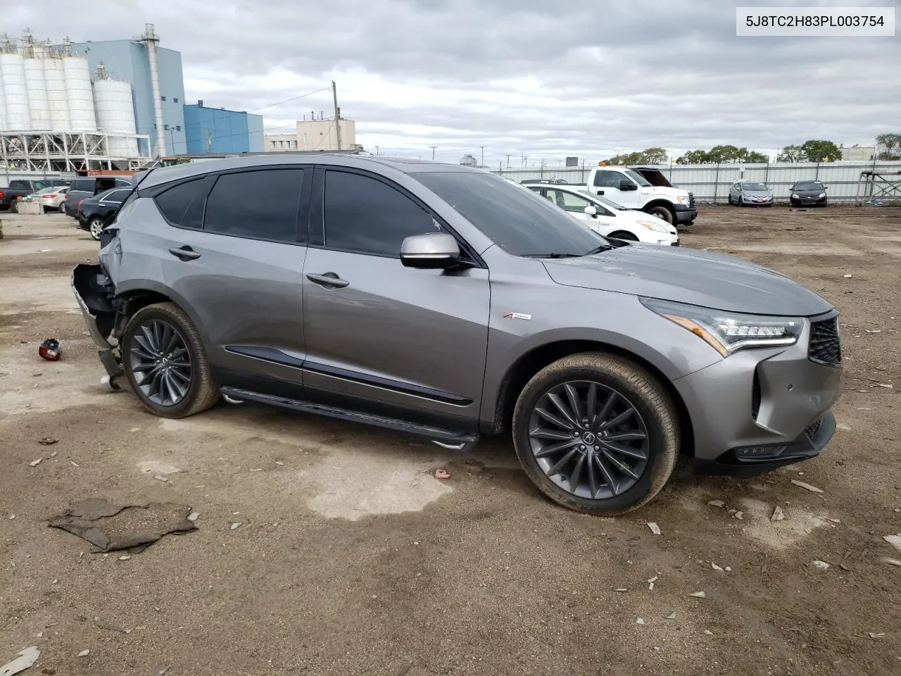 2023 Acura Rdx A-Spec Advance VIN: 5J8TC2H83PL003754 Lot: 72436684