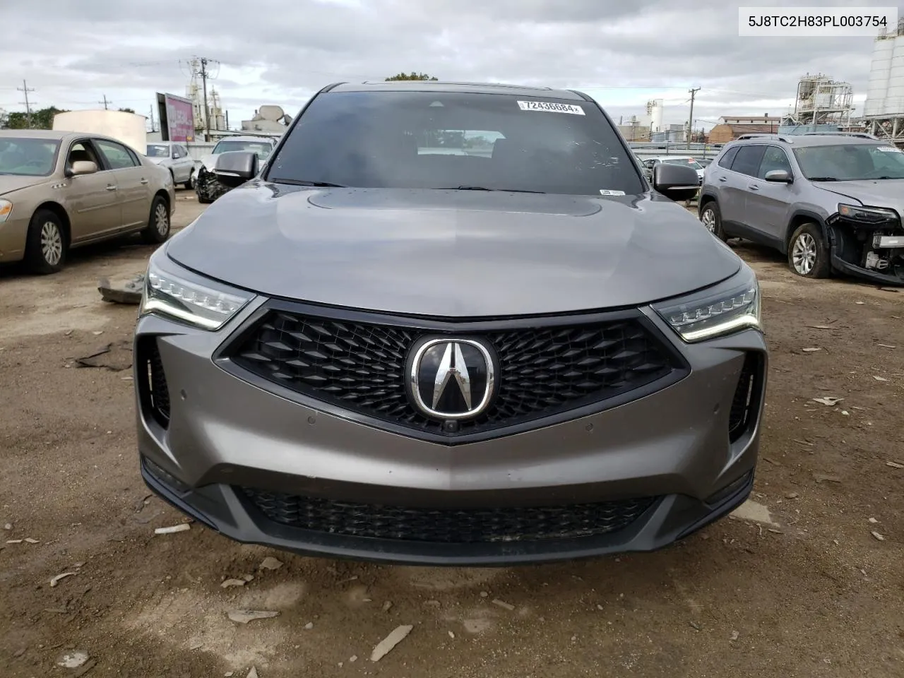 2023 Acura Rdx A-Spec Advance VIN: 5J8TC2H83PL003754 Lot: 72436684