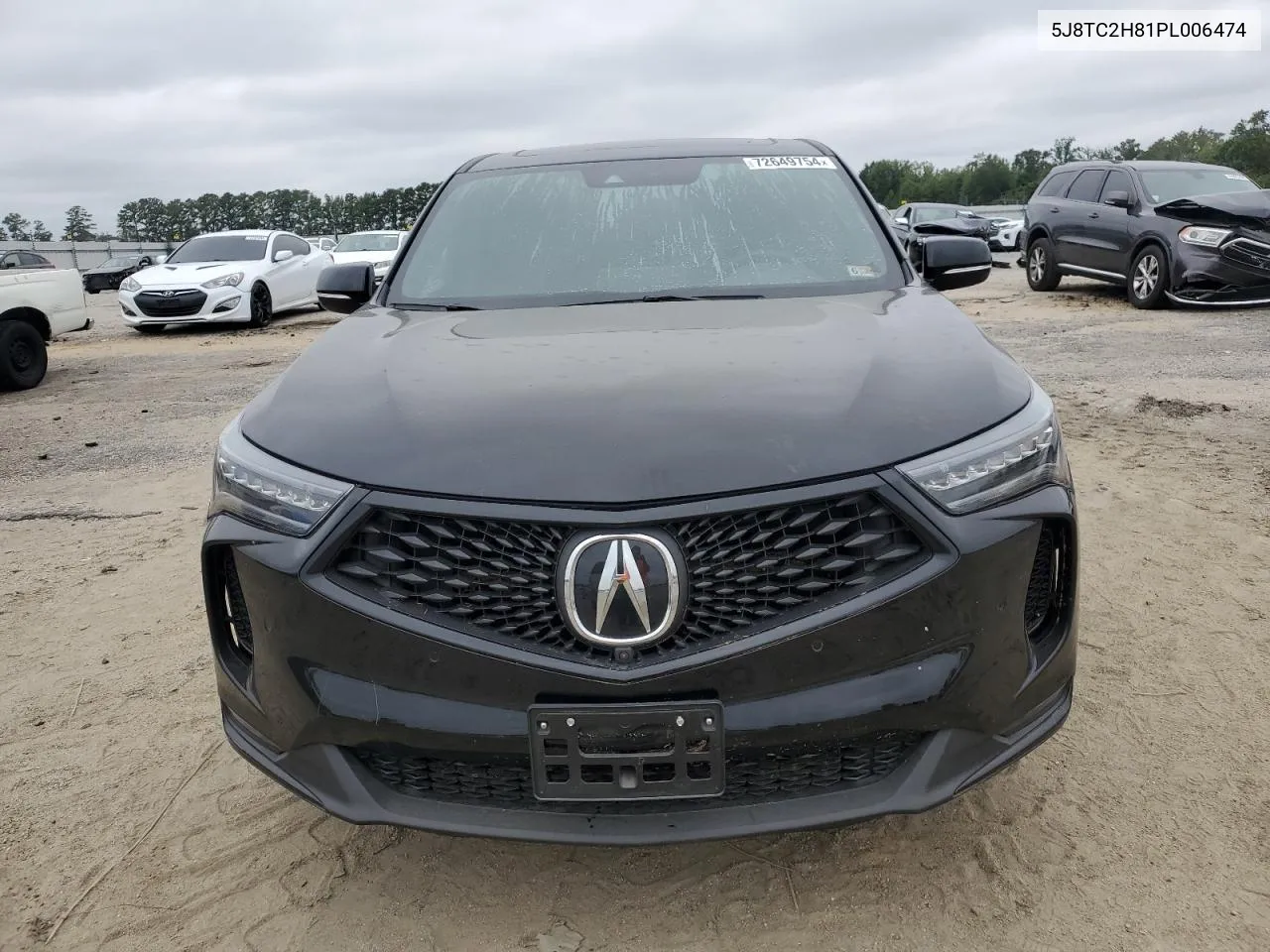 2023 Acura Rdx A-Spec Advance VIN: 5J8TC2H81PL006474 Lot: 72649754