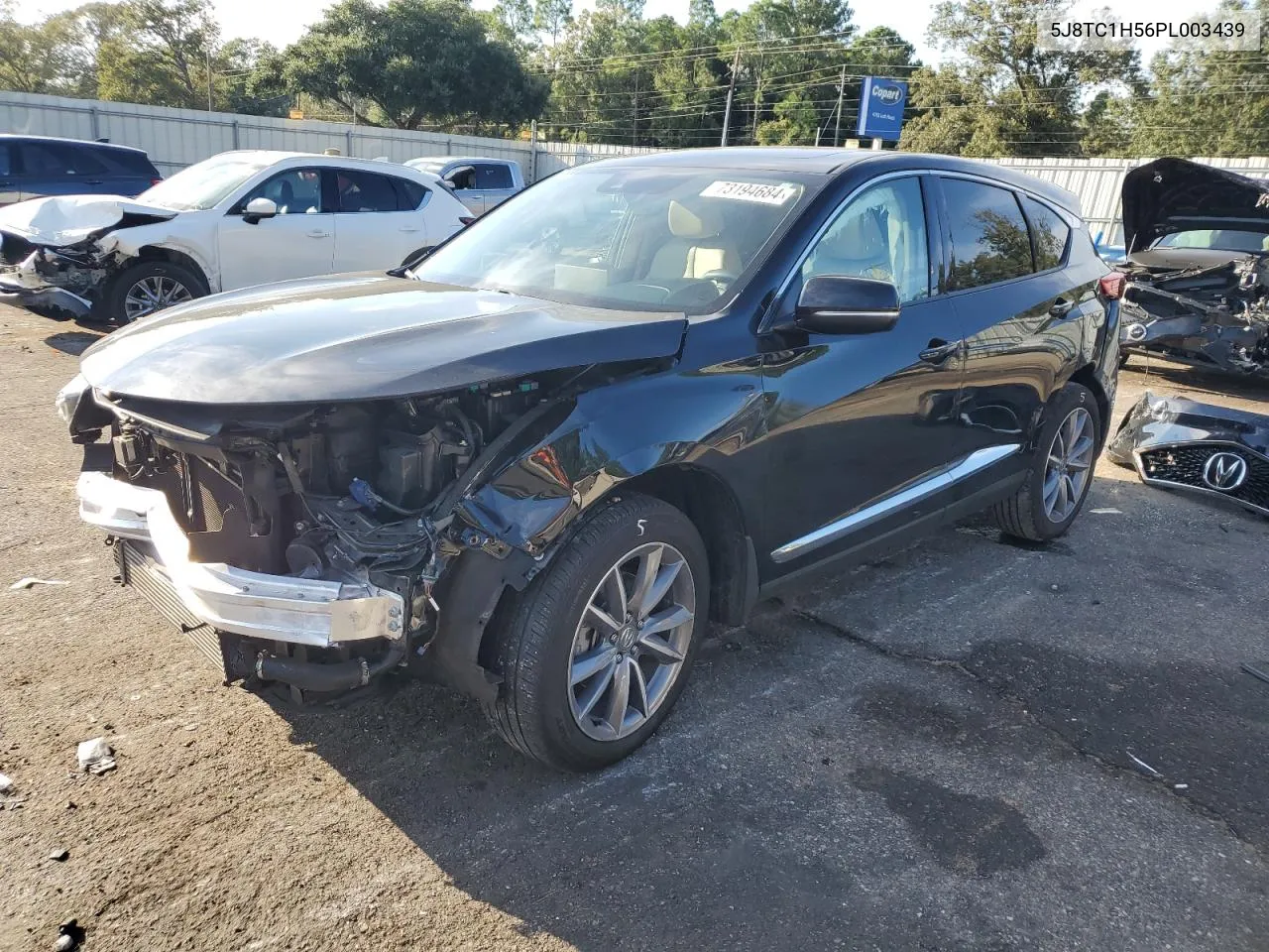 2023 Acura Rdx Technology VIN: 5J8TC1H56PL003439 Lot: 73194684