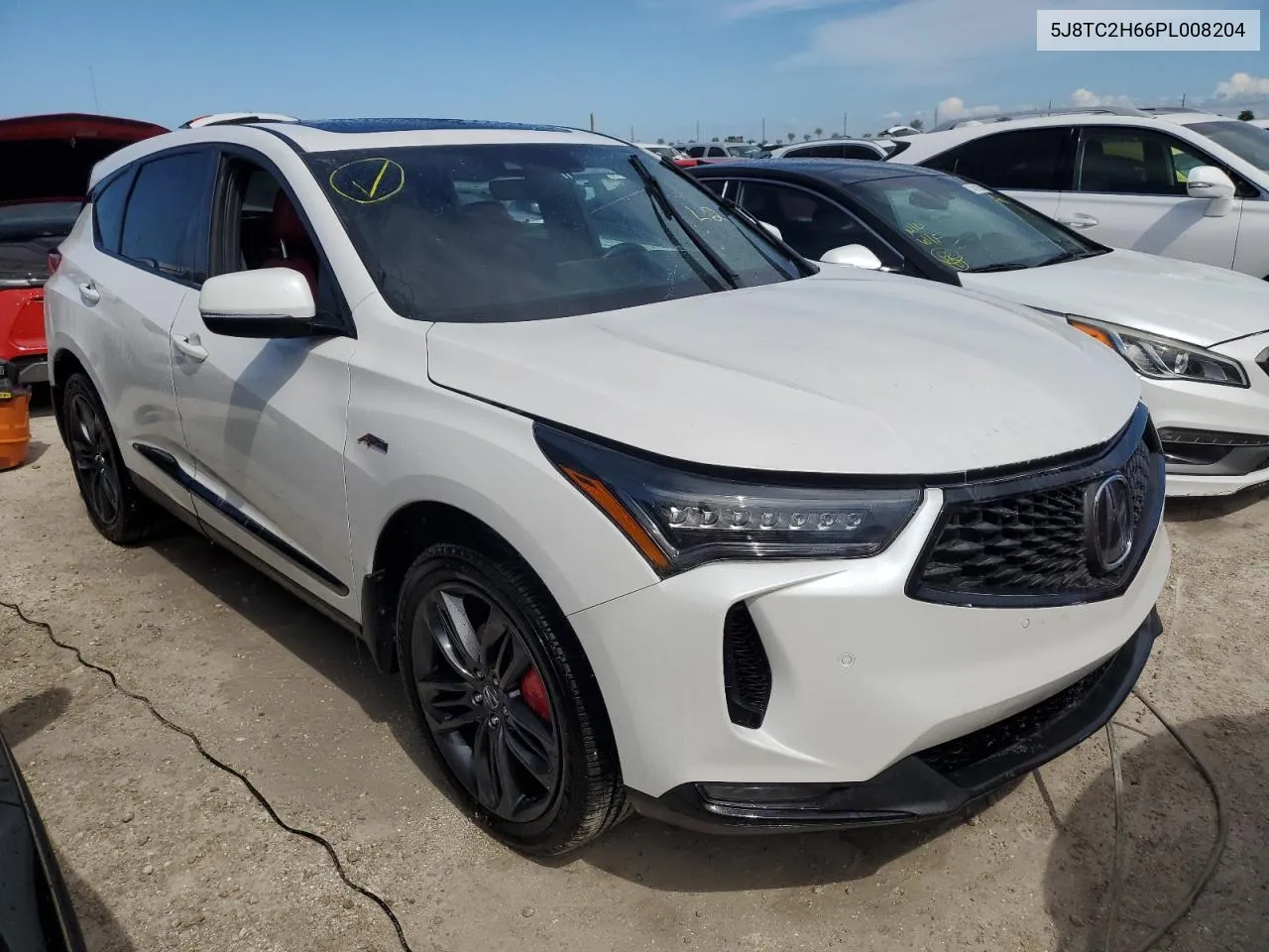 2023 Acura Rdx A-Spec VIN: 5J8TC2H66PL008204 Lot: 74200754