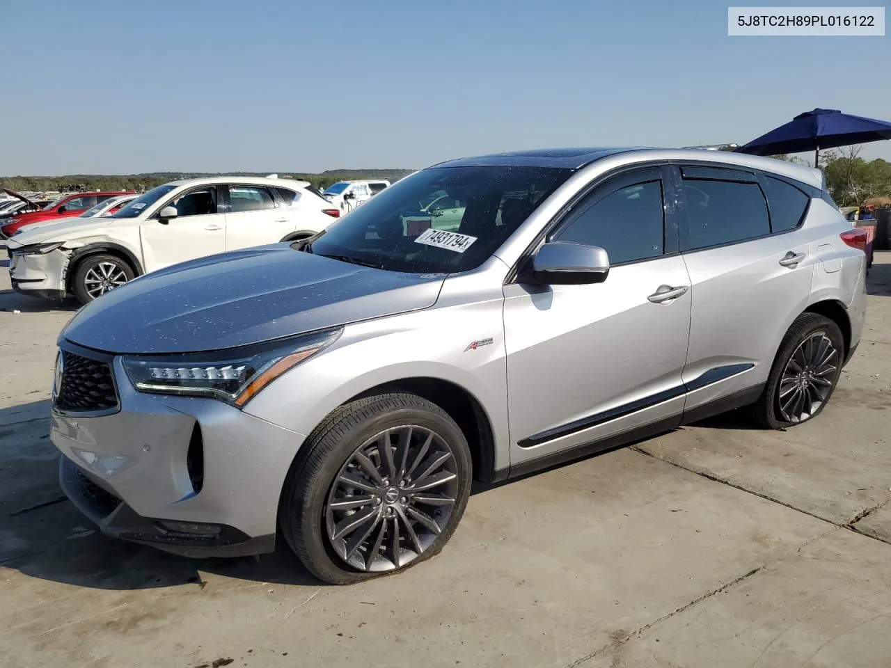 2023 Acura Rdx A-Spec Advance VIN: 5J8TC2H89PL016122 Lot: 74931794