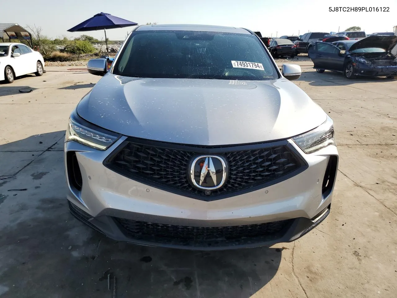 2023 Acura Rdx A-Spec Advance VIN: 5J8TC2H89PL016122 Lot: 74931794