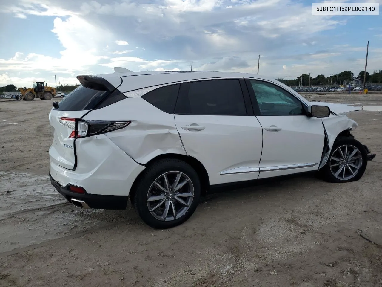 2023 Acura Rdx Technology VIN: 5J8TC1H59PL009140 Lot: 75930174