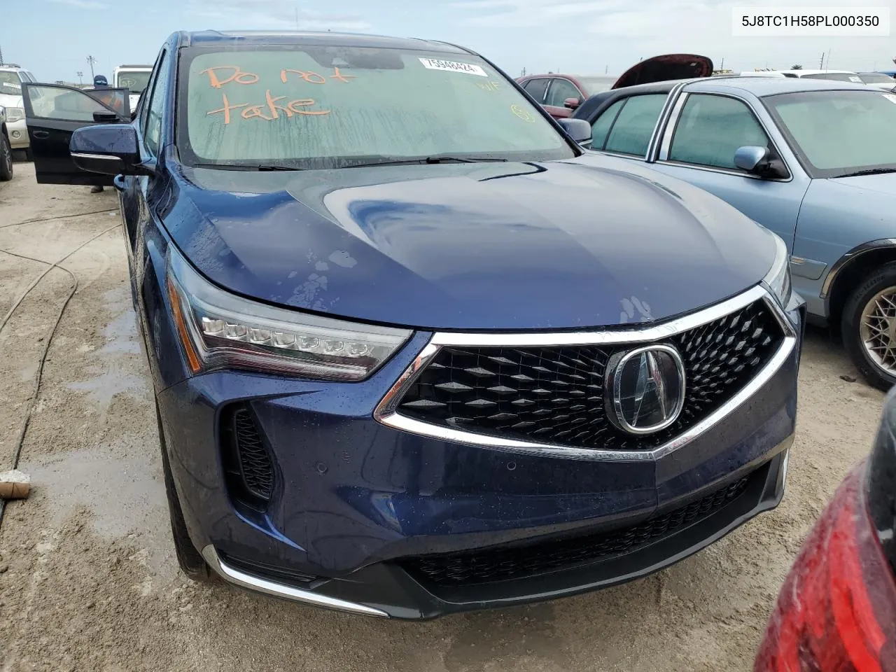 2023 Acura Rdx Technology VIN: 5J8TC1H58PL000350 Lot: 75948424