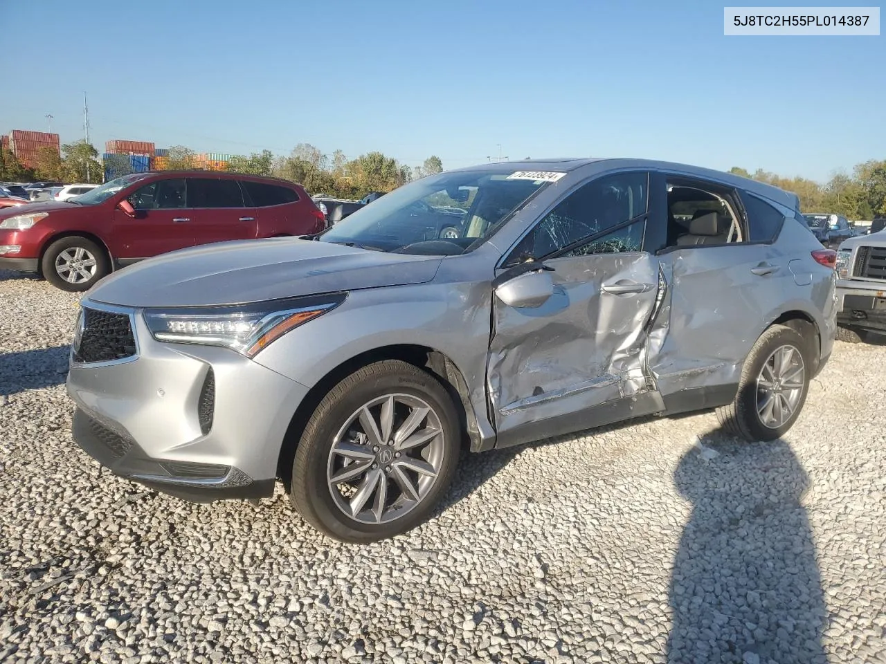 2023 Acura Rdx Technology VIN: 5J8TC2H55PL014387 Lot: 76123924