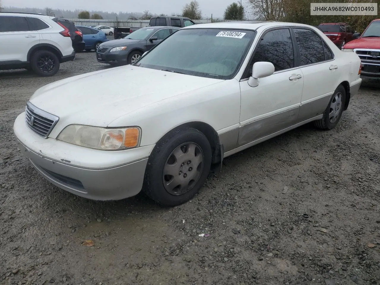 1998 Acura 3.5Rl Se VIN: JH4KA9682WC010493 Lot: 75108294