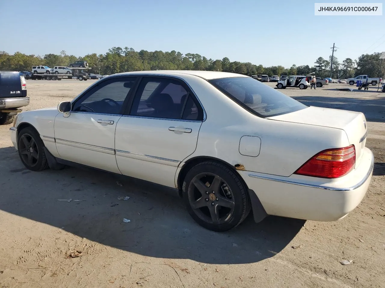 2001 Acura 3.5Rl VIN: JH4KA96691C000647 Lot: 77895954