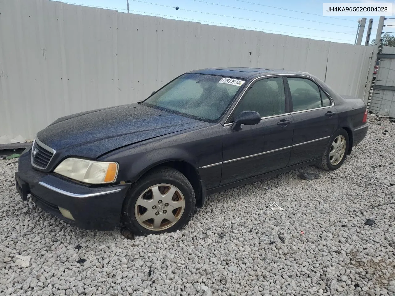 2002 Acura 3.5Rl VIN: JH4KA96502C004028 Lot: 74913914