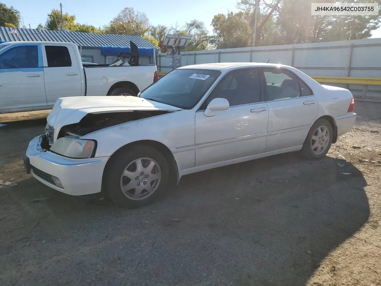 2002 Acura 3.5Rl VIN: JH4KA96542C003755 Lot: 77580384