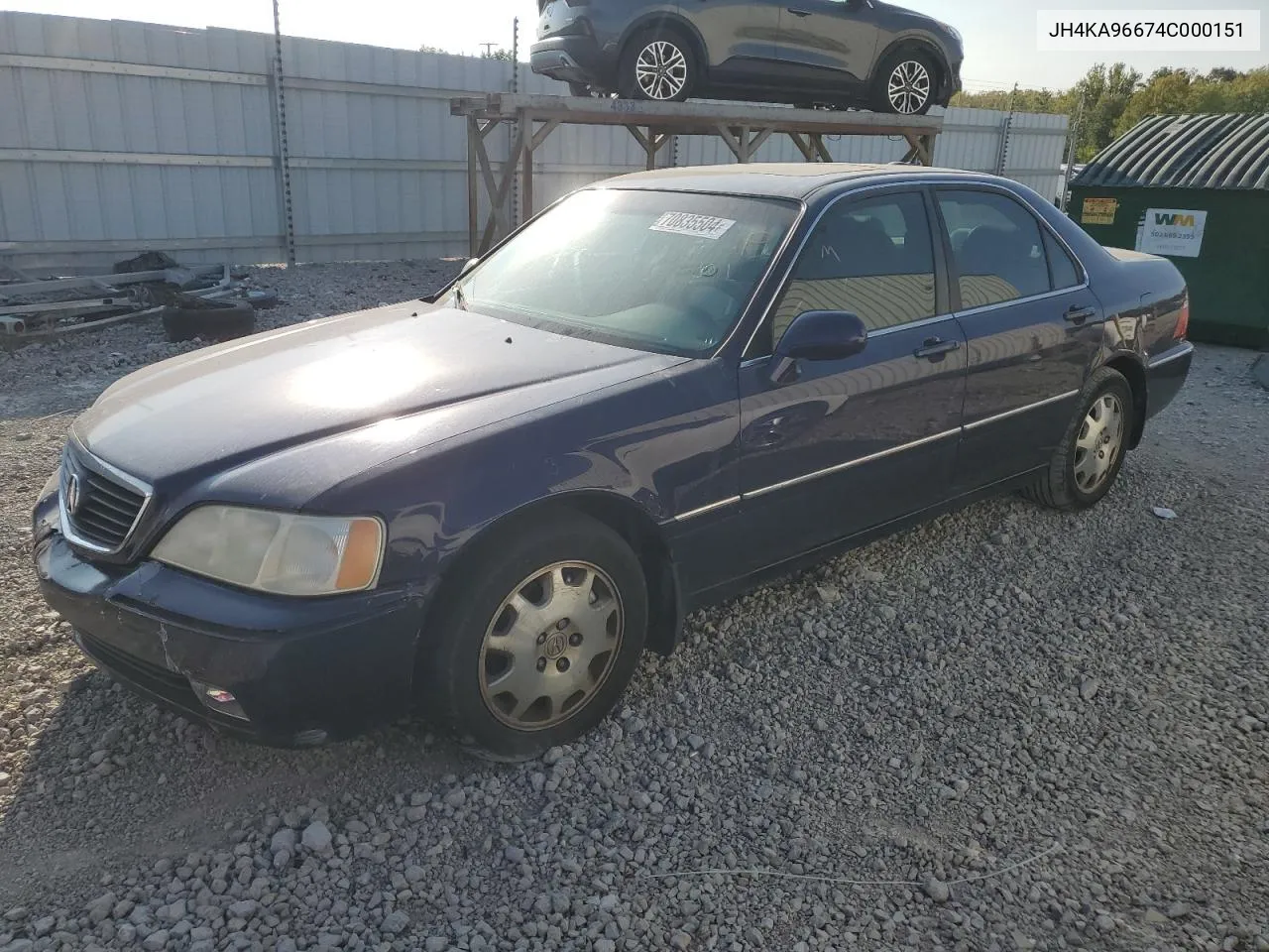 2004 Acura 3.5Rl VIN: JH4KA96674C000151 Lot: 70835504