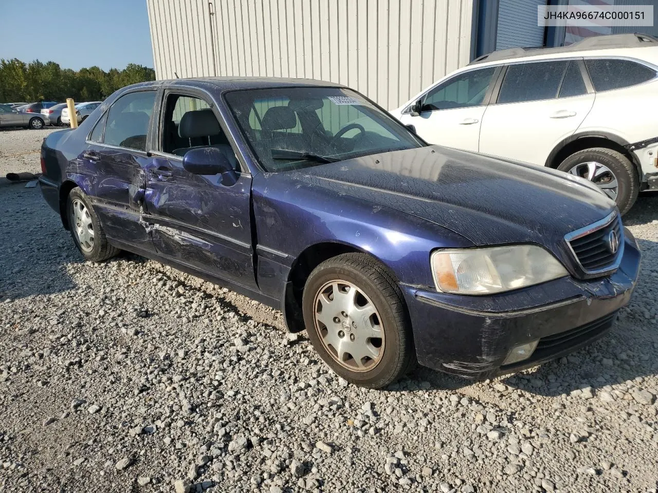 2004 Acura 3.5Rl VIN: JH4KA96674C000151 Lot: 70835504