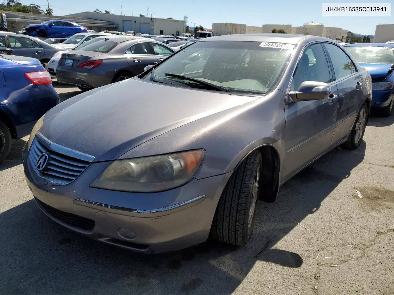 2005 Acura Rl VIN: JH4KB16535C013941 Lot: 55422674