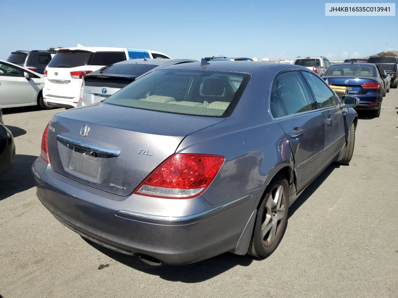 2005 Acura Rl VIN: JH4KB16535C013941 Lot: 55422674