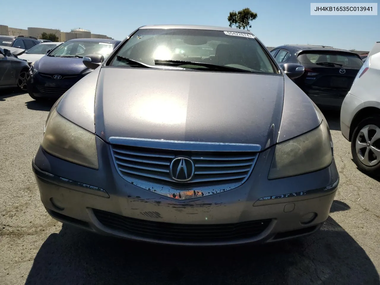 2005 Acura Rl VIN: JH4KB16535C013941 Lot: 55422674