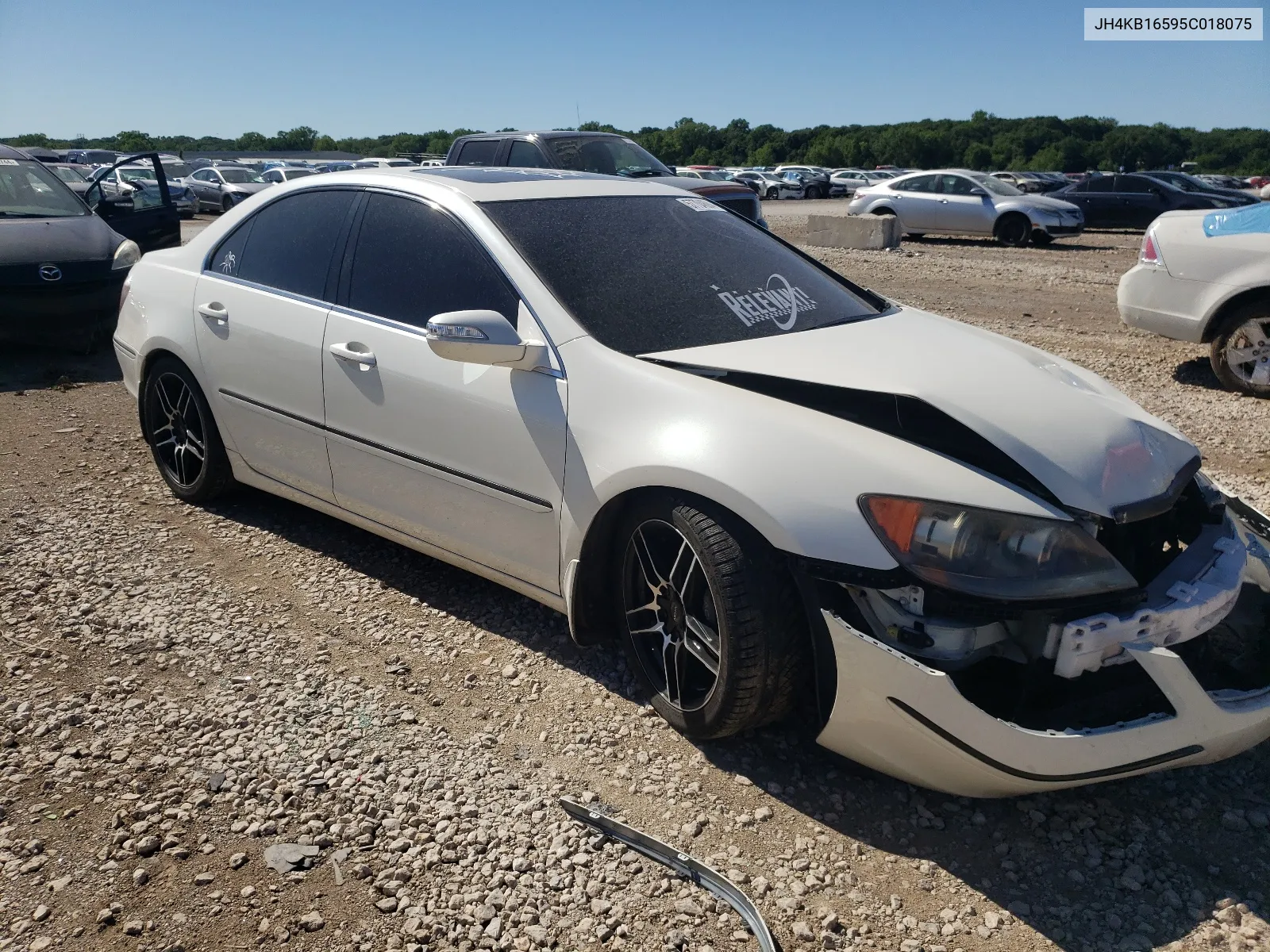 2005 Acura Rl VIN: JH4KB16595C018075 Lot: 57704694