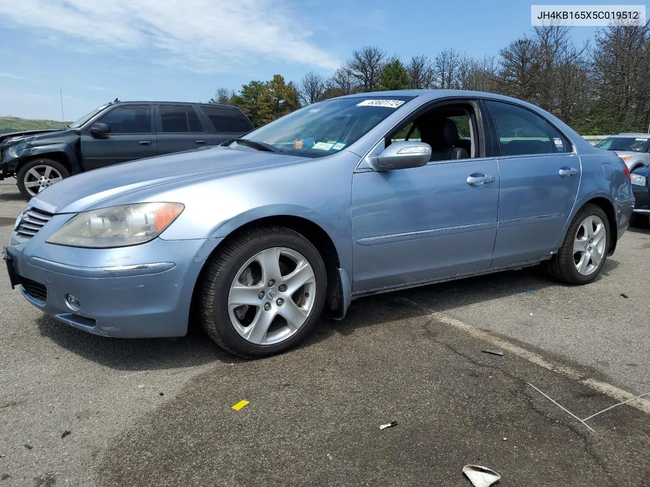 2005 Acura Rl VIN: JH4KB165X5C019512 Lot: 63601724