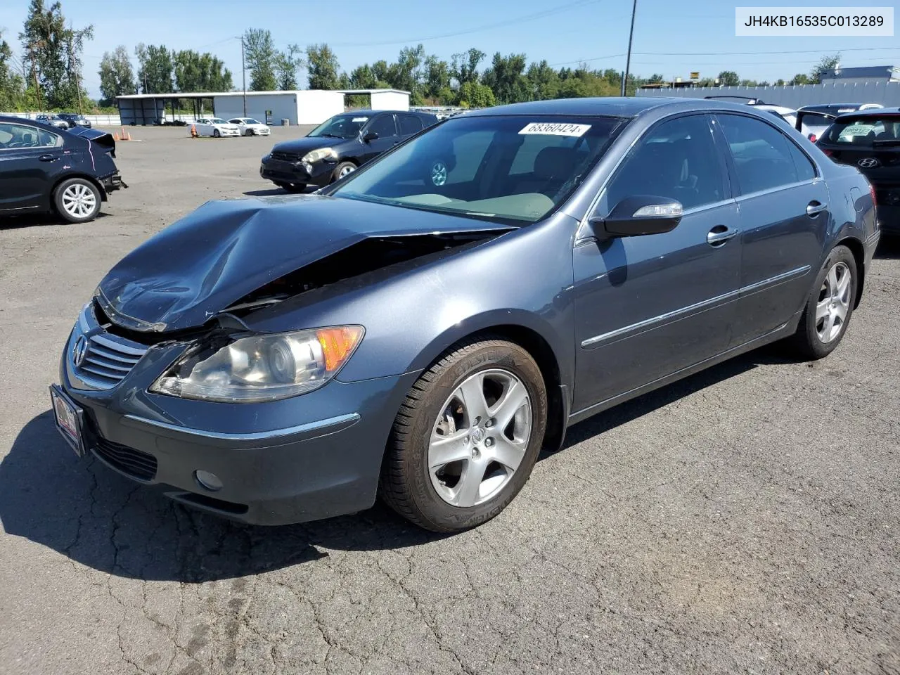 2005 Acura Rl VIN: JH4KB16535C013289 Lot: 68360424