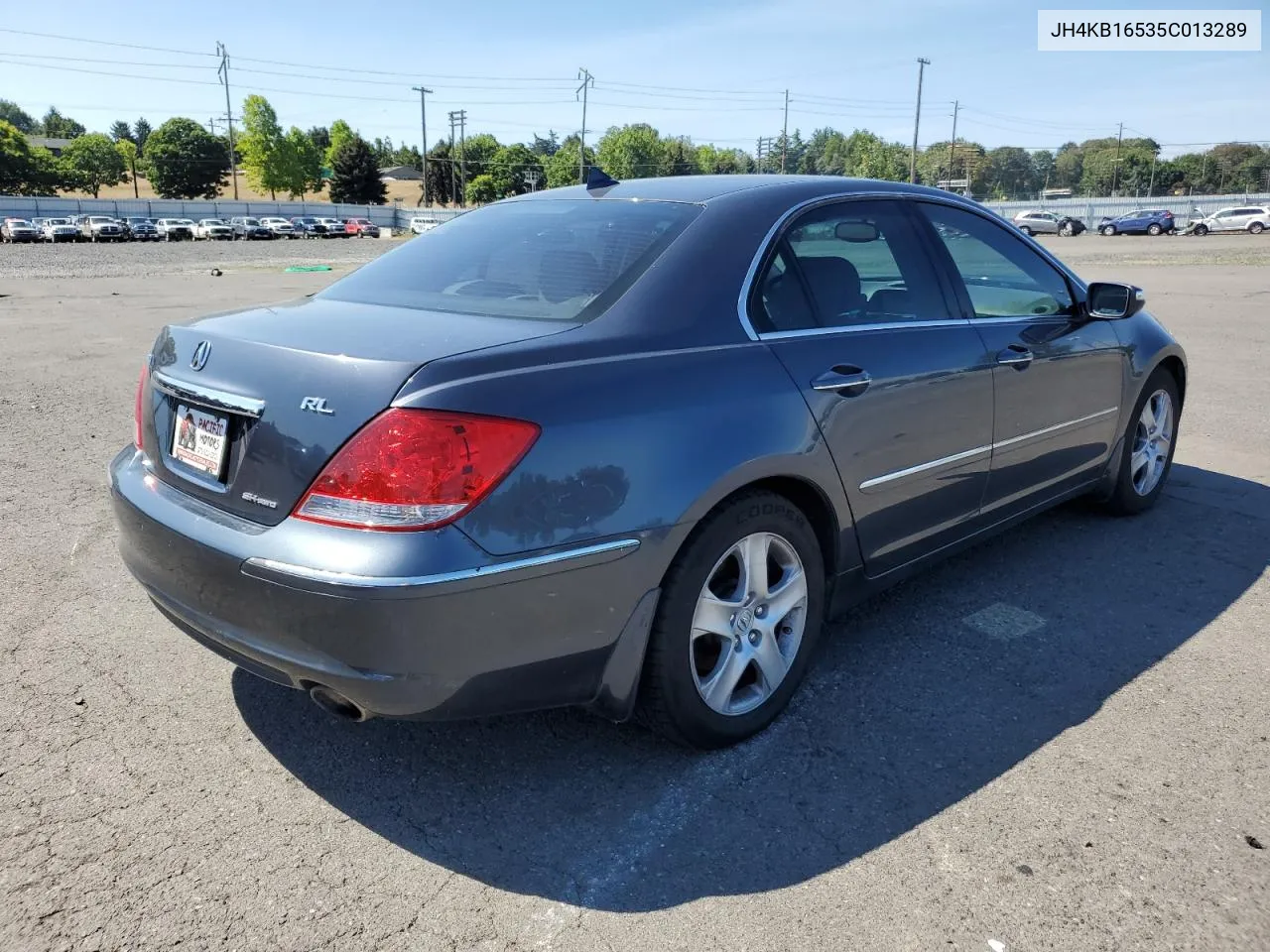 2005 Acura Rl VIN: JH4KB16535C013289 Lot: 68360424