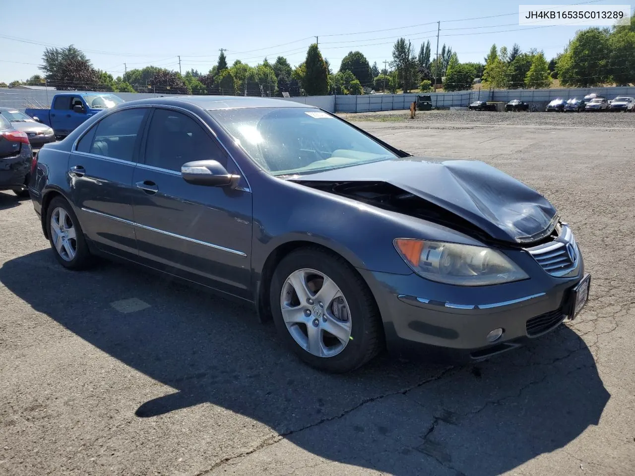 2005 Acura Rl VIN: JH4KB16535C013289 Lot: 68360424