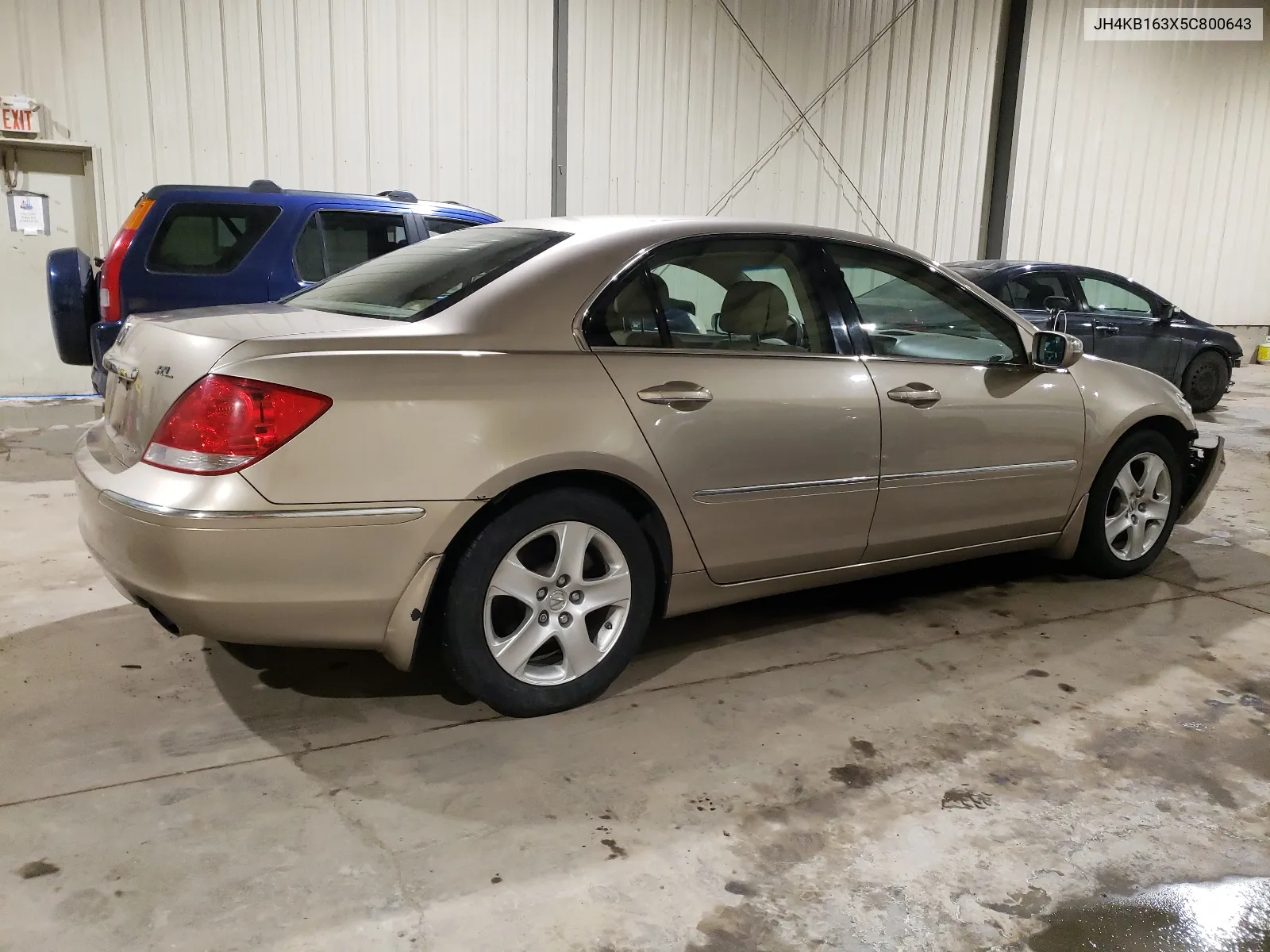 2005 Acura Rl VIN: JH4KB163X5C800643 Lot: 72404432