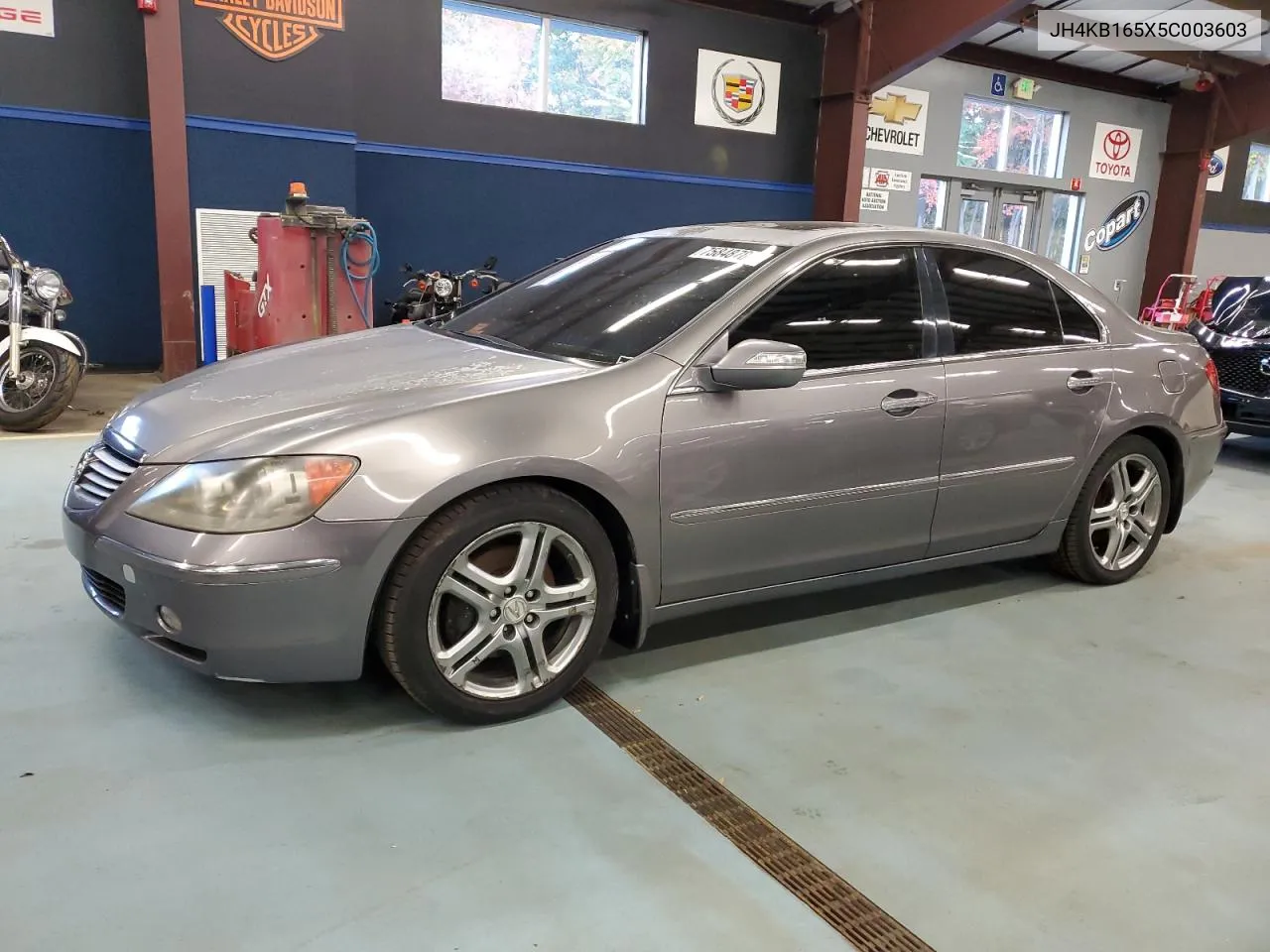 2005 Acura Rl VIN: JH4KB165X5C003603 Lot: 75848784