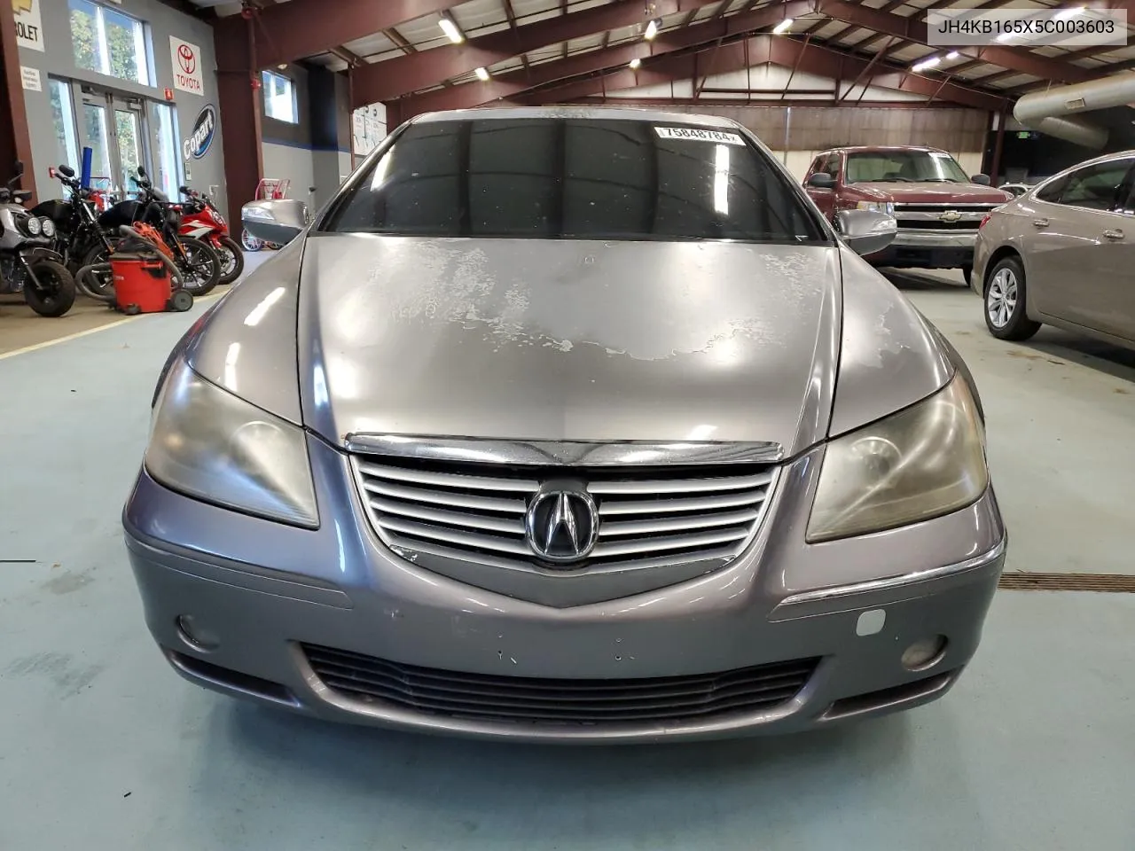 2005 Acura Rl VIN: JH4KB165X5C003603 Lot: 75848784