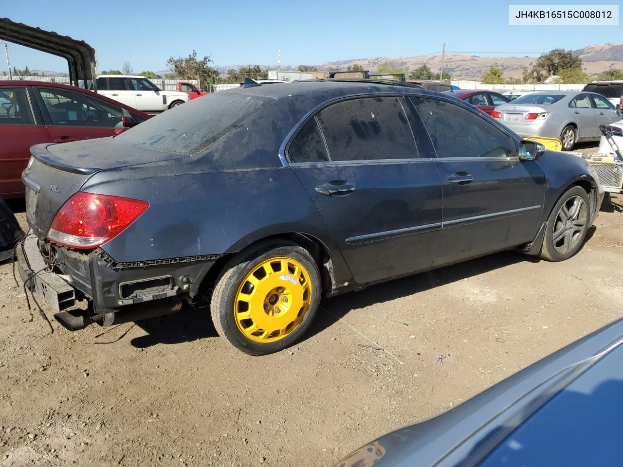 2005 Acura Rl VIN: JH4KB16515C008012 Lot: 76344924