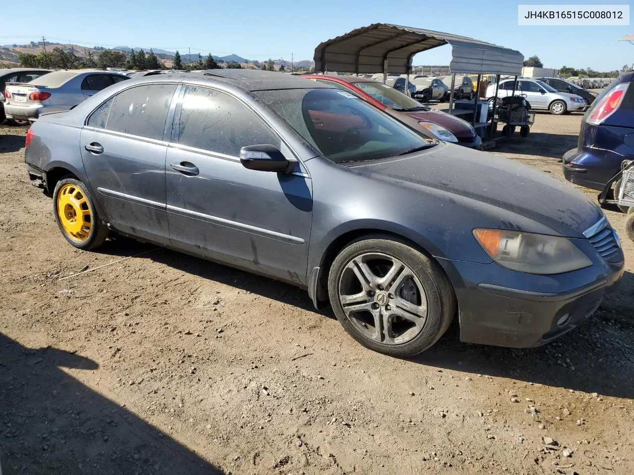 2005 Acura Rl VIN: JH4KB16515C008012 Lot: 76344924