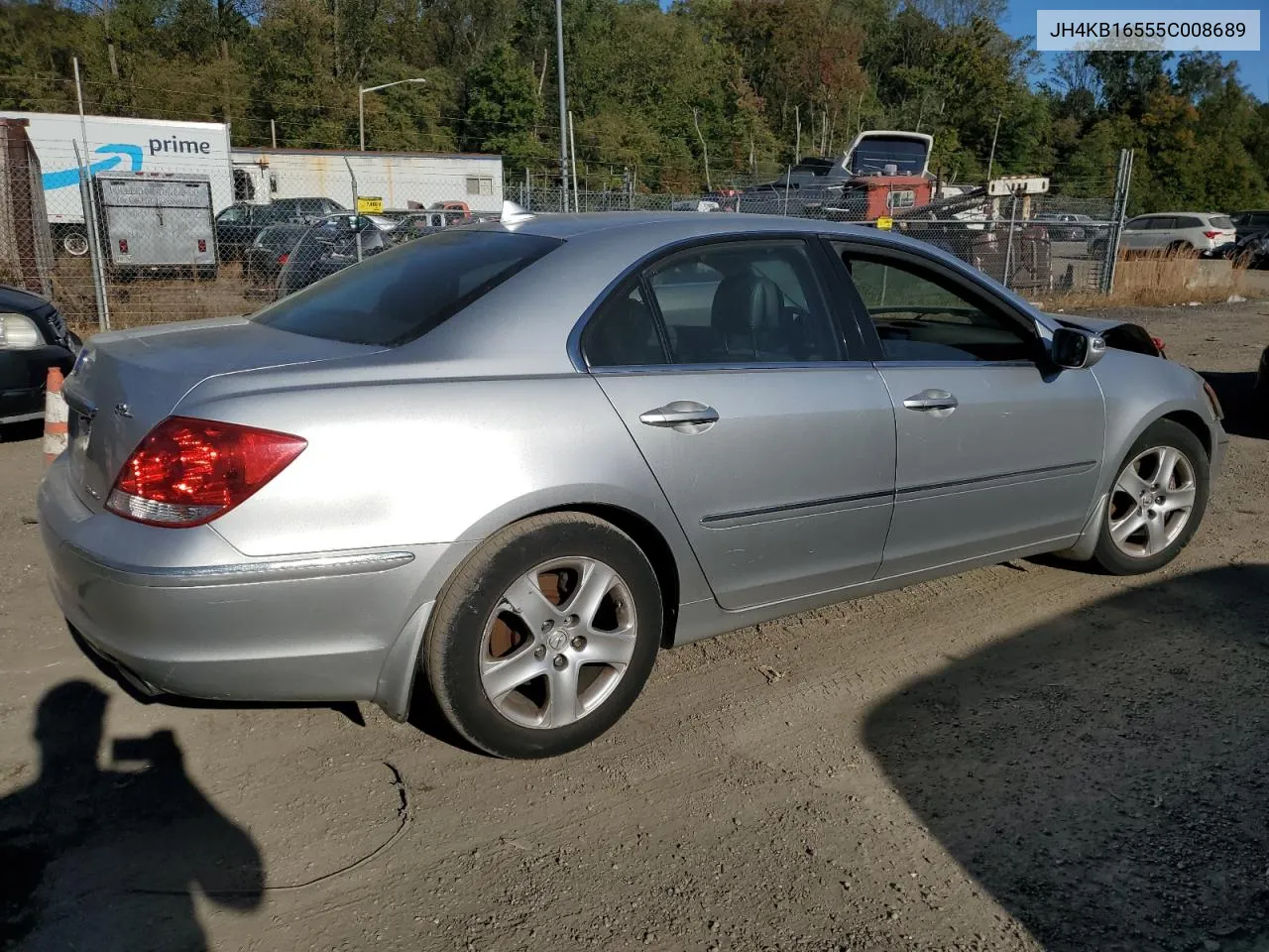 2005 Acura Rl VIN: JH4KB16555C008689 Lot: 76705234