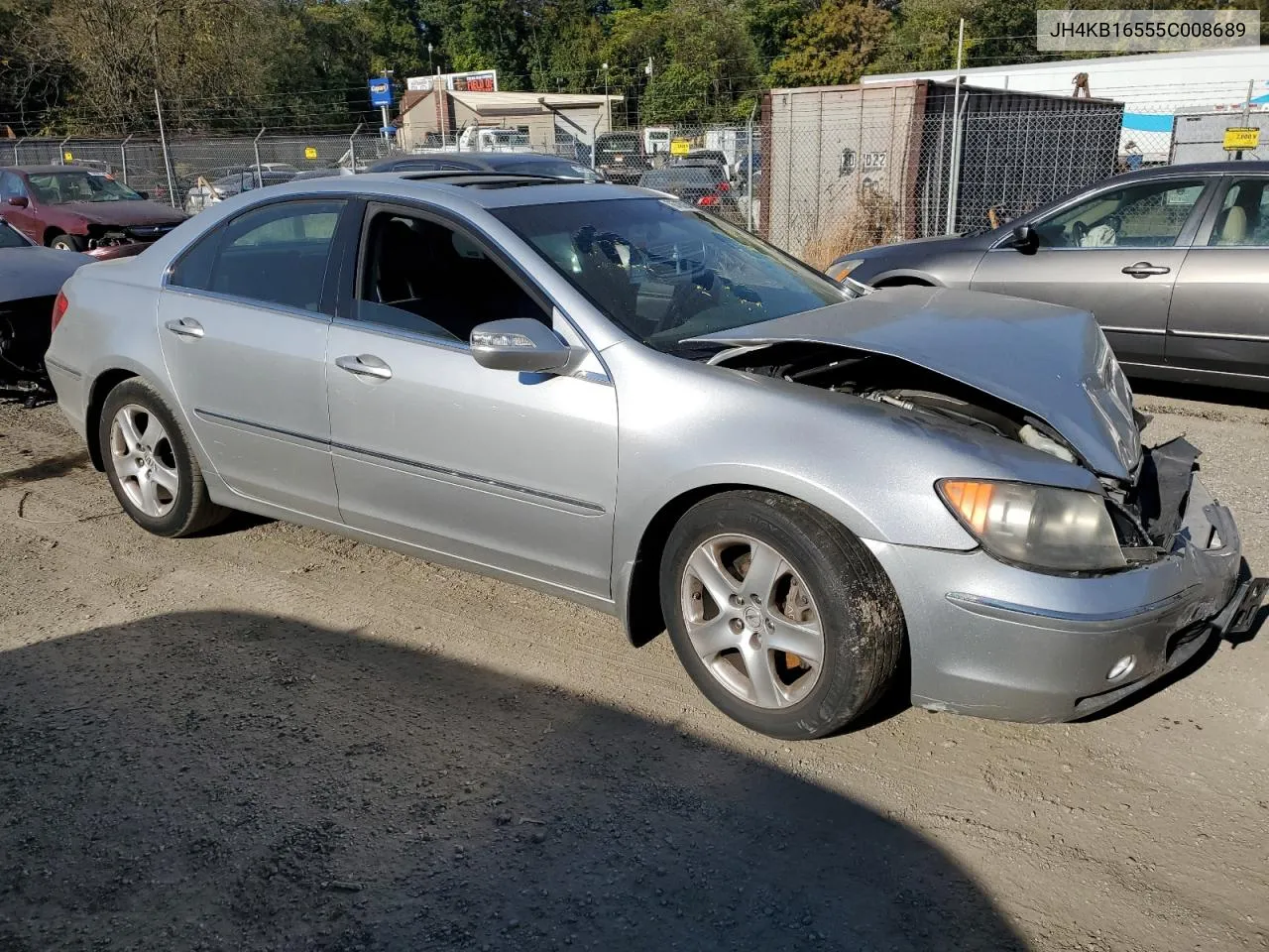 2005 Acura Rl VIN: JH4KB16555C008689 Lot: 76705234