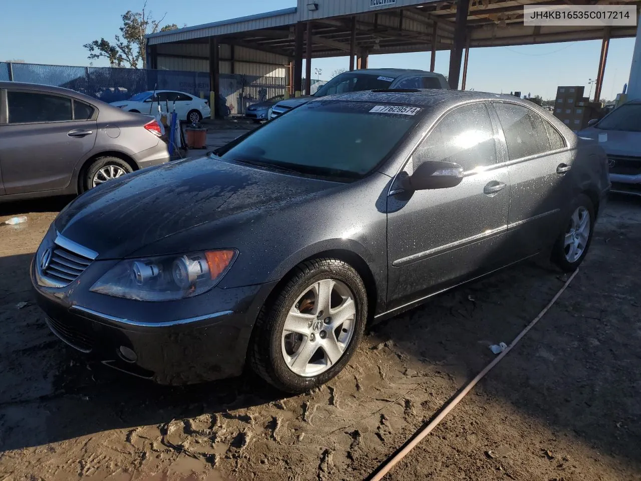 2005 Acura Rl VIN: JH4KB16535C017214 Lot: 77629574