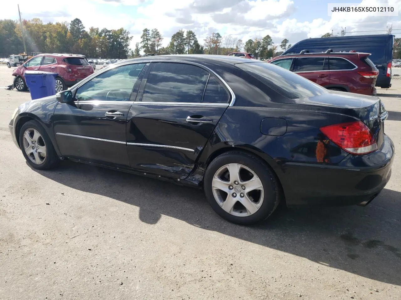 2005 Acura Rl VIN: JH4KB165X5C012110 Lot: 78218544