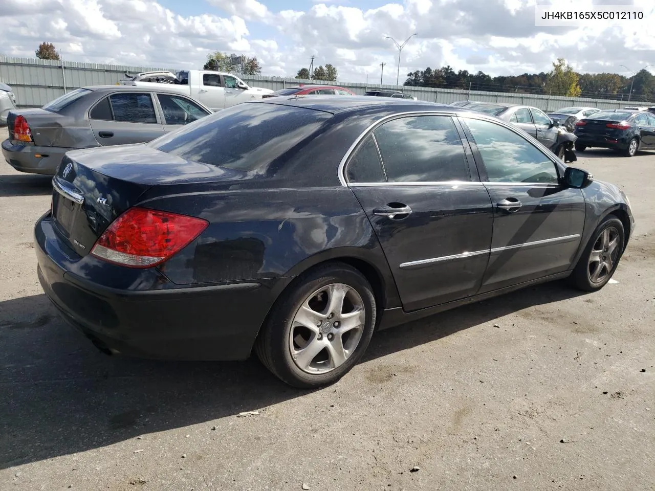 2005 Acura Rl VIN: JH4KB165X5C012110 Lot: 78218544