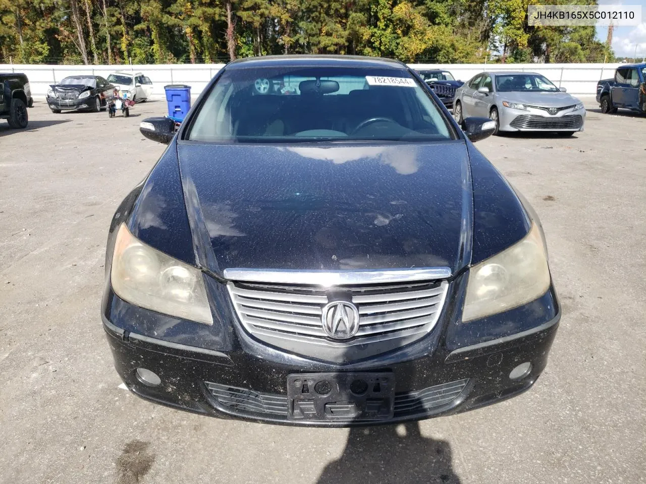 2005 Acura Rl VIN: JH4KB165X5C012110 Lot: 78218544