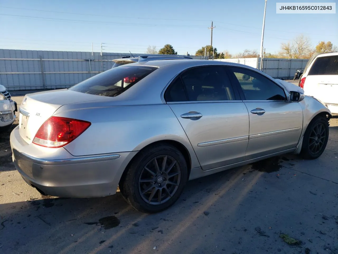 2005 Acura Rl VIN: JH4KB16595C012843 Lot: 78823264