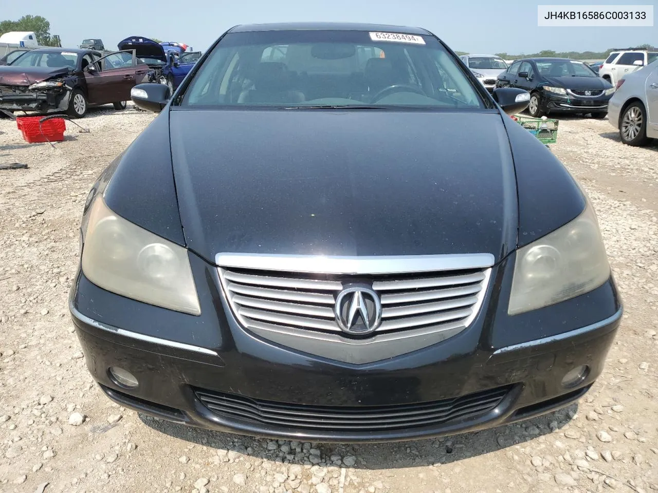 2006 Acura Rl VIN: JH4KB16586C003133 Lot: 63238494