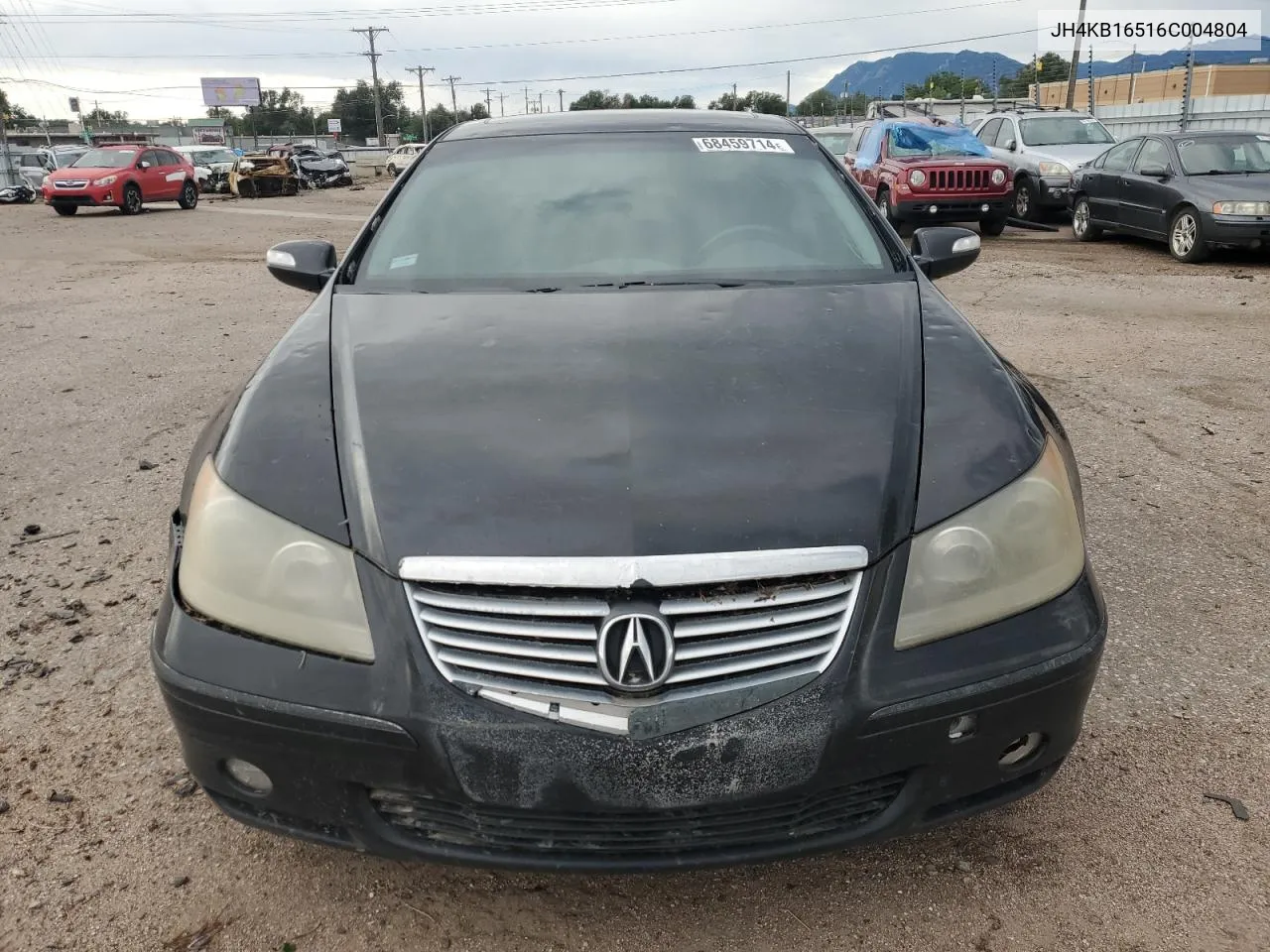 2006 Acura Rl VIN: JH4KB16516C004804 Lot: 68459714